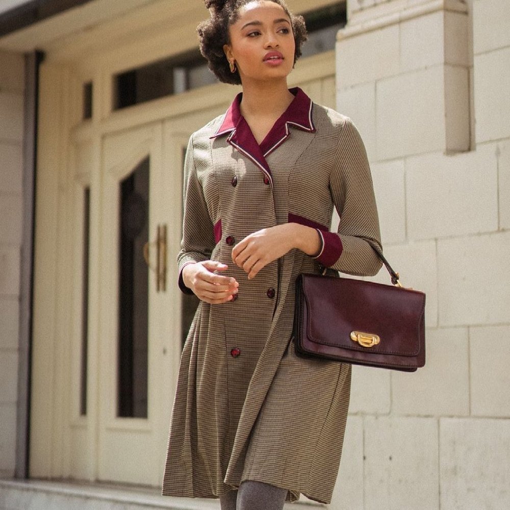 Miss Patina Orson Check Dress